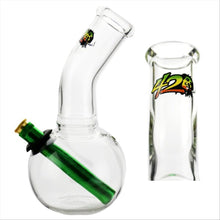 Load image into Gallery viewer, 420 Rasta Bubble Glass 18cm
