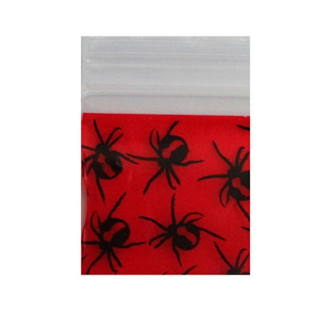 Zip Bag 25x25 Red Back