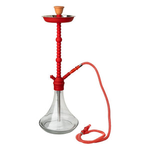 Transparent Base With Red Pipe 70cm