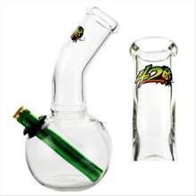 Load image into Gallery viewer, 420 Rasta Bubble Glass 18cm
