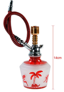 Mini Sexy Girl Hookah Red 14cm