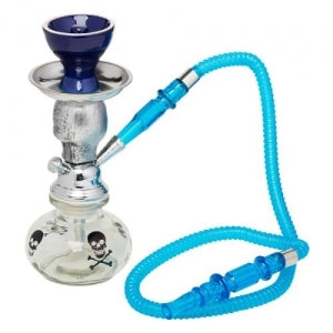 Skull Hookah Pipe Blue