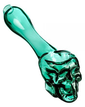 Load image into Gallery viewer, Assort Skull Mini Spoon Glass Pipe – 11cm

