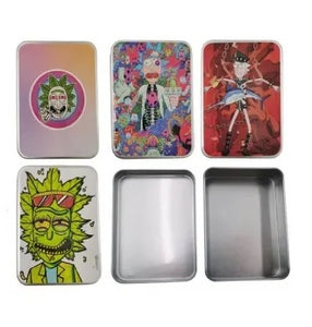Rick And Morty Stash Tin Medium 9.5cm X 6cm