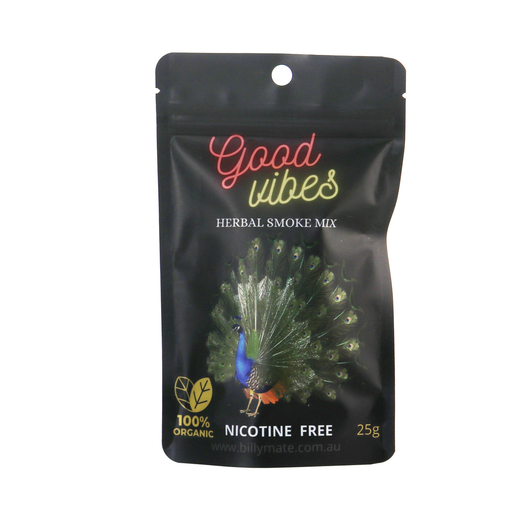 Good Vibes Herbal Smoke Mix 25g Nicotine Free