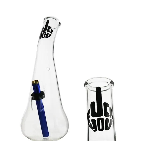 Fuck You Bubble Beaker Bong 30cm