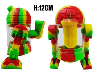 Silicone R2d2 Green/red/yellow 12cm