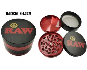 Raw Grinder Black And Red 4 Piece