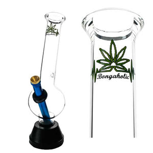Bongaholic Glass Bonza Waterpipe – 26cm